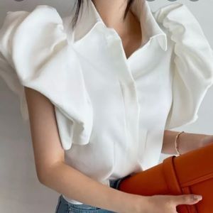 Vintage Puff Sleeve Blouse